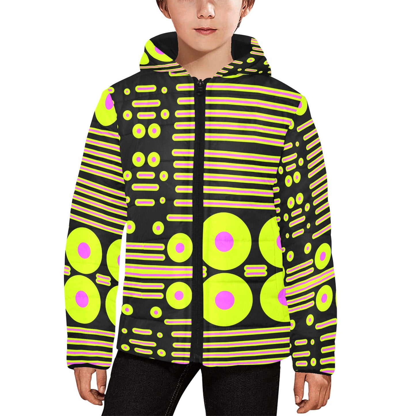 Kids' Padded Hooded Jacket