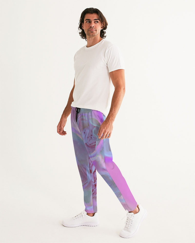 Peony Floral Men's All-Over Print Joggers