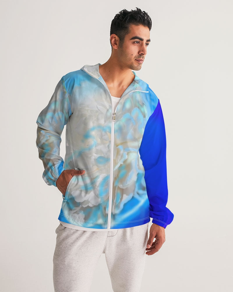 Blue Men's Windbreaker