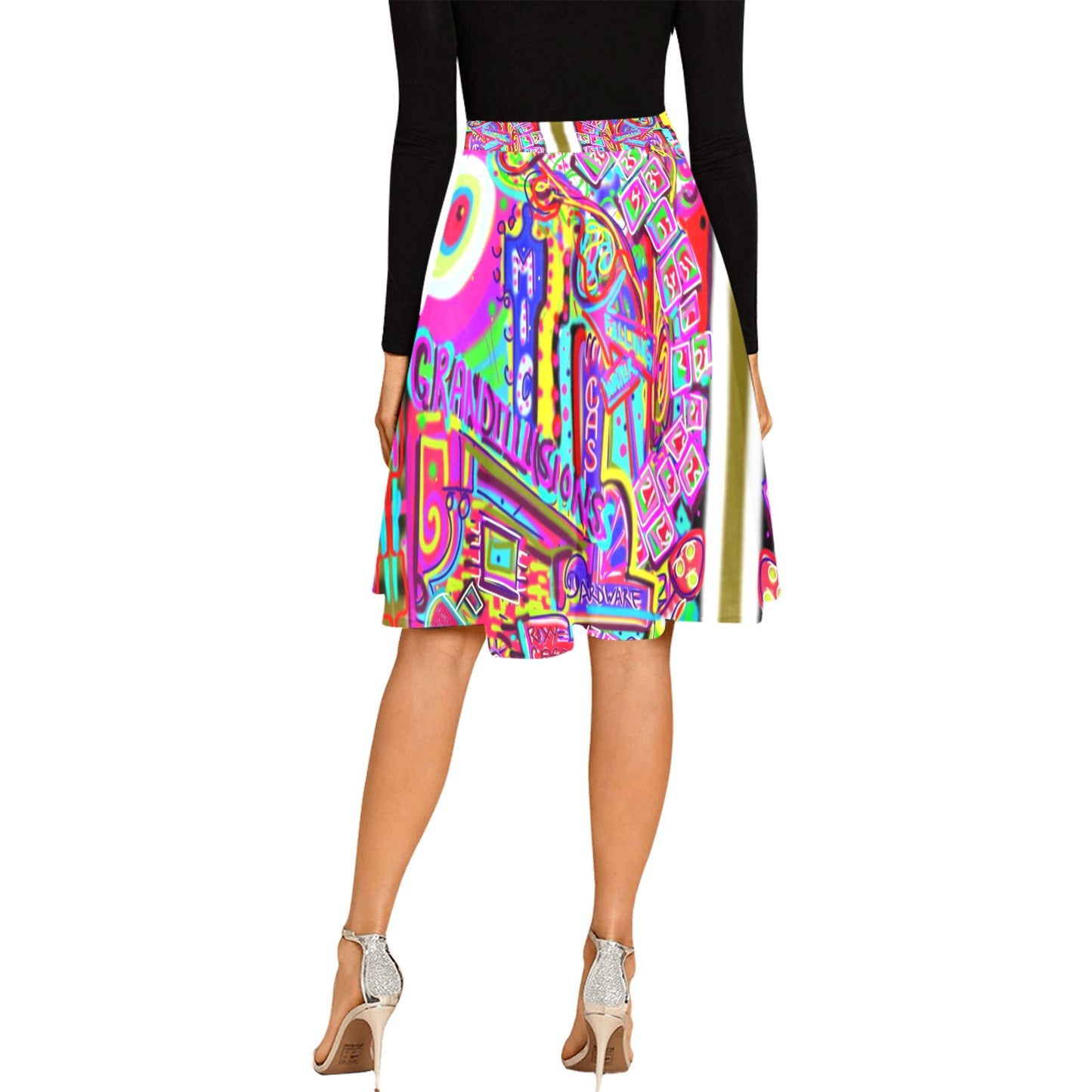 Women's Pleated Midi Skirt