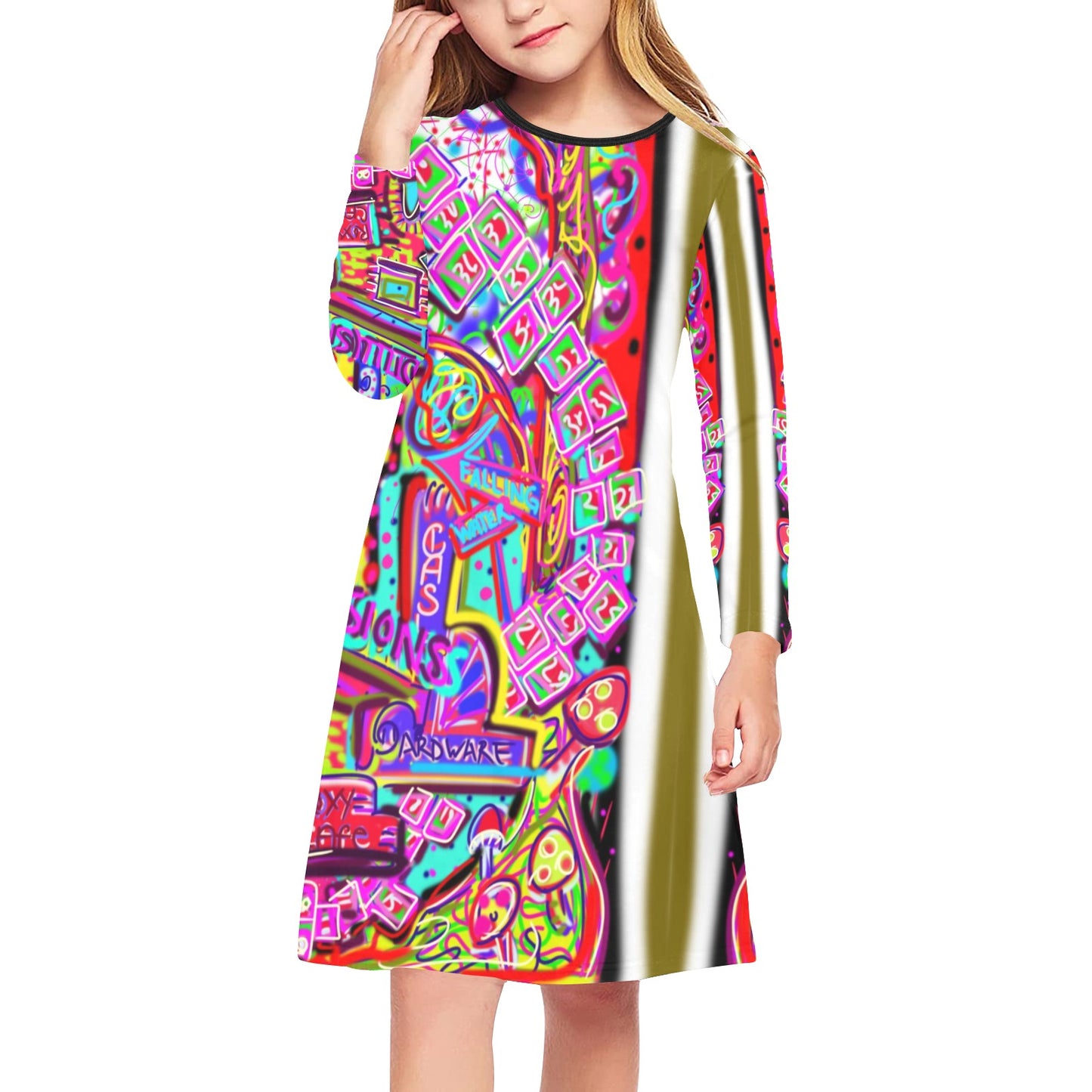 Girls' Long Sleeve Dress