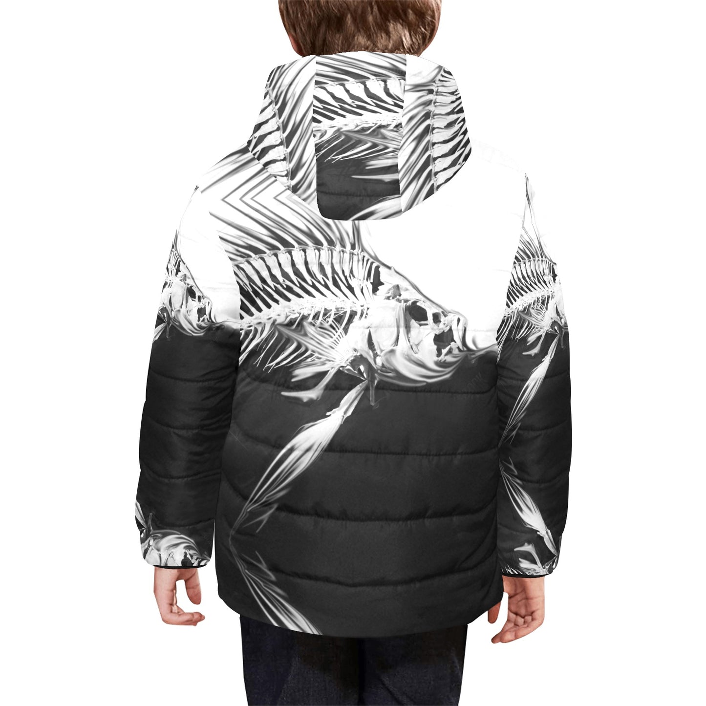 Kids' Padded Hooded Jacket