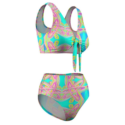 2-Piece Knotted Bikini Swimsuit