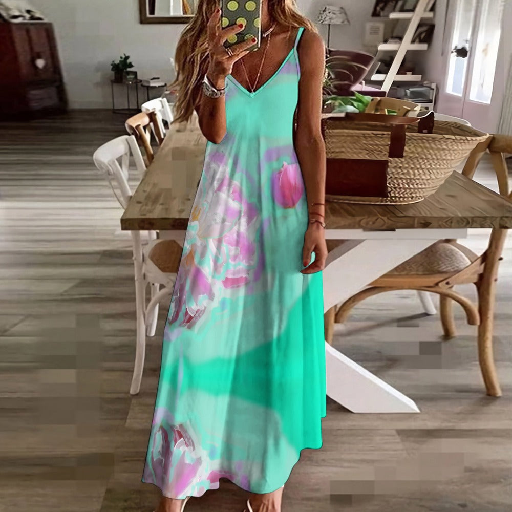 Sling Ankle Long Dress