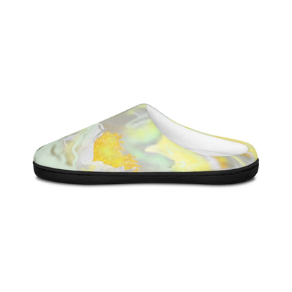 Men's Slip-On Indoor Slippers - Cozy Abstract Design for Comfort & Relaxation