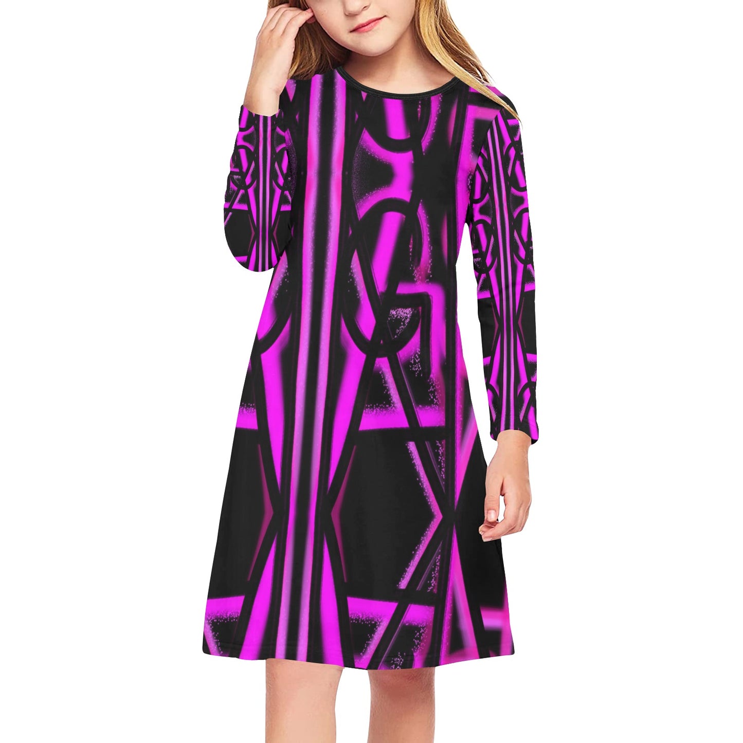 Girls' Long Sleeve Dress