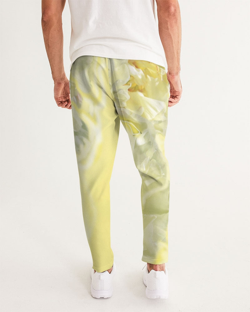 Yellow Peony Men's Joggers