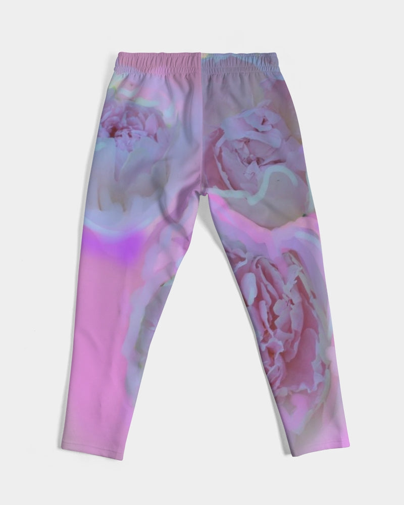 Peony Floral Men's All-Over Print Joggers