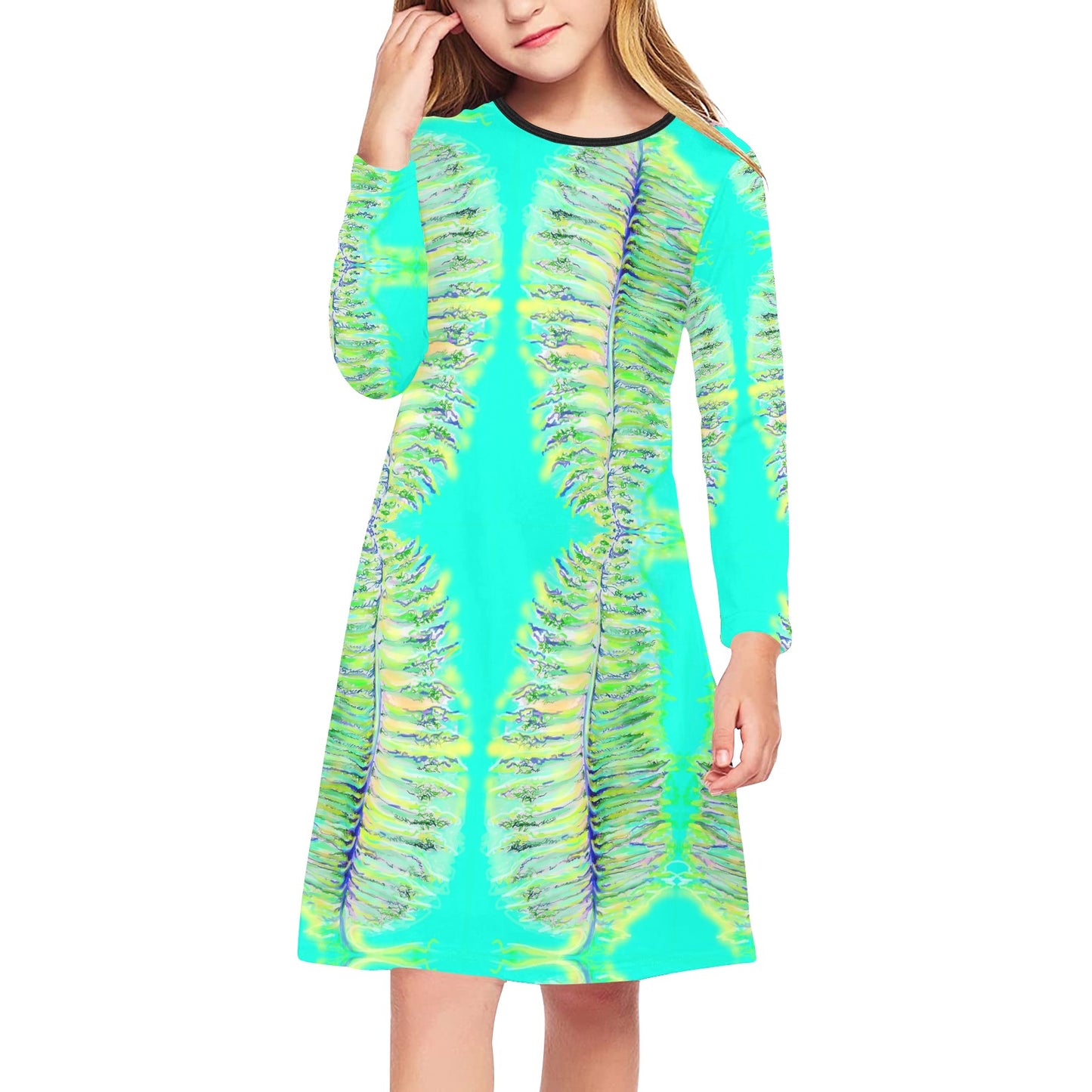 Girls' Long Sleeve Dress