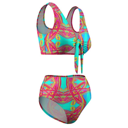 2-Piece Knotted Bikini Swimsuit