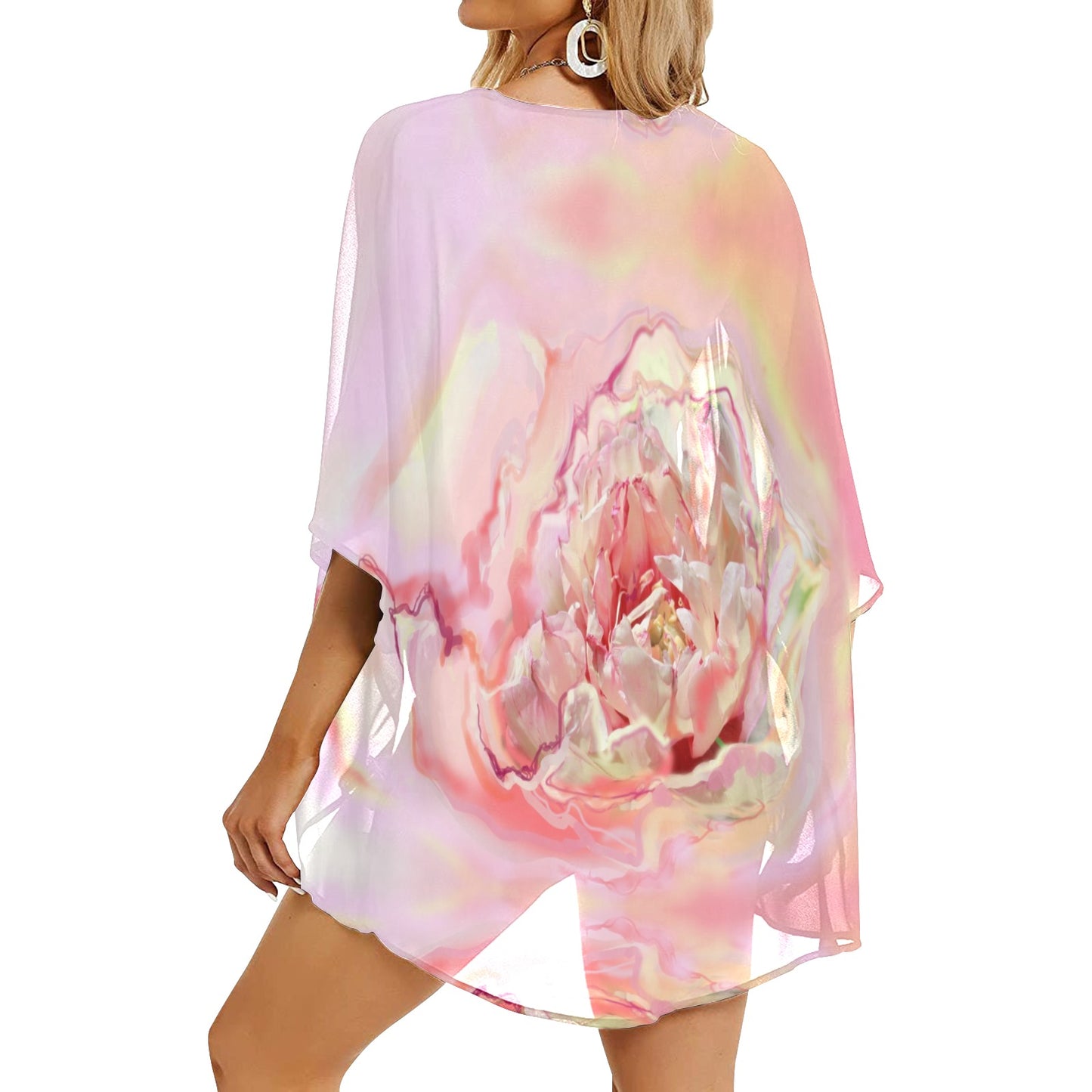 Women's Kimono Chiffon Cover Up