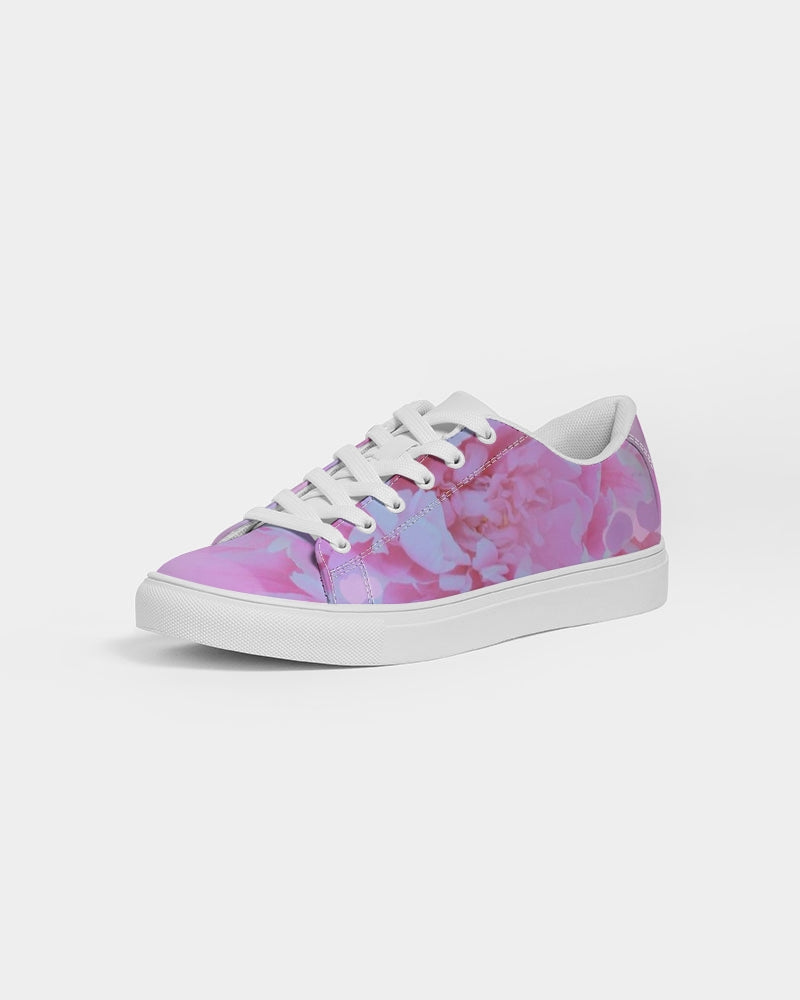 Pink Peony Men's Faux-Leather Sneaker