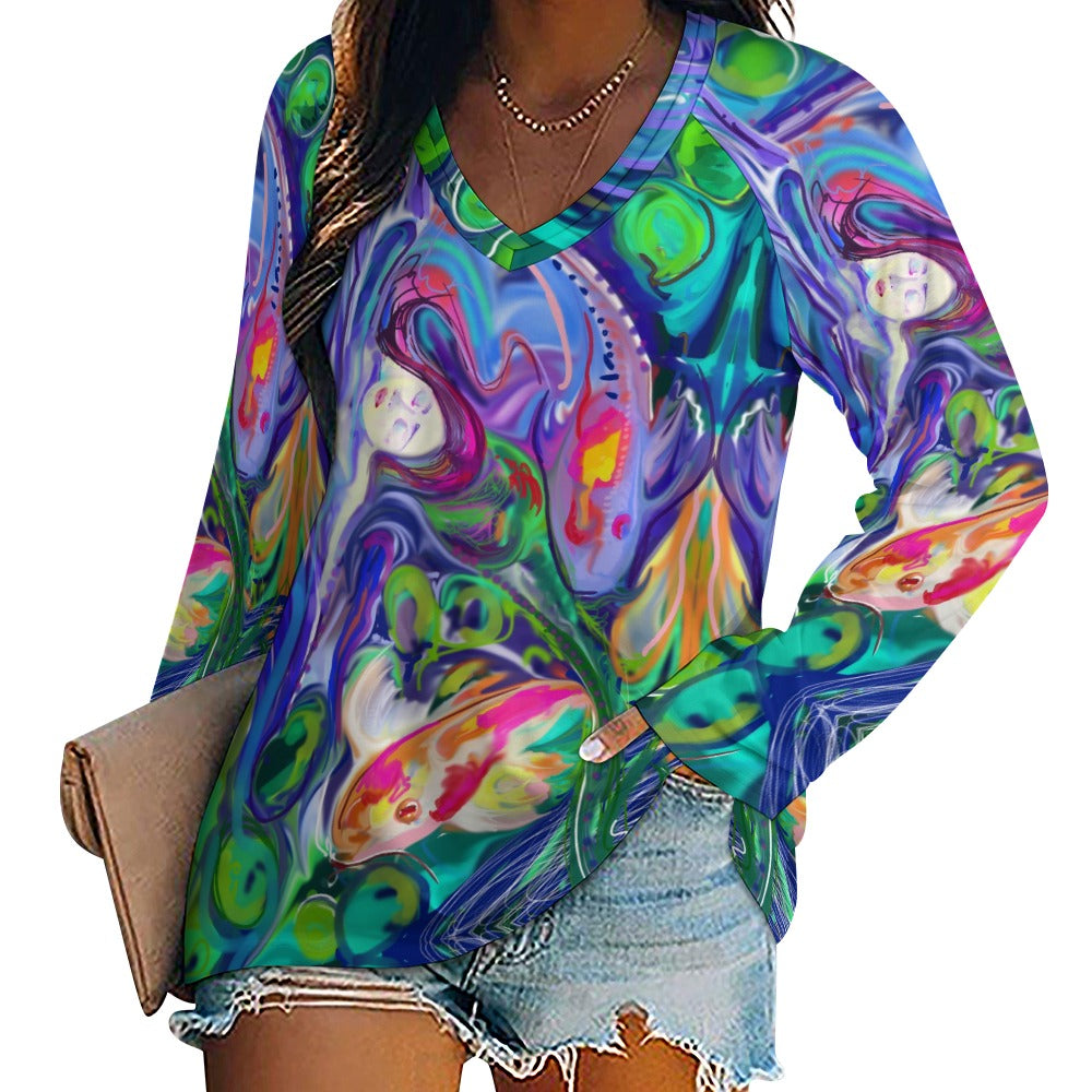 Women's Long sleeve loose tee