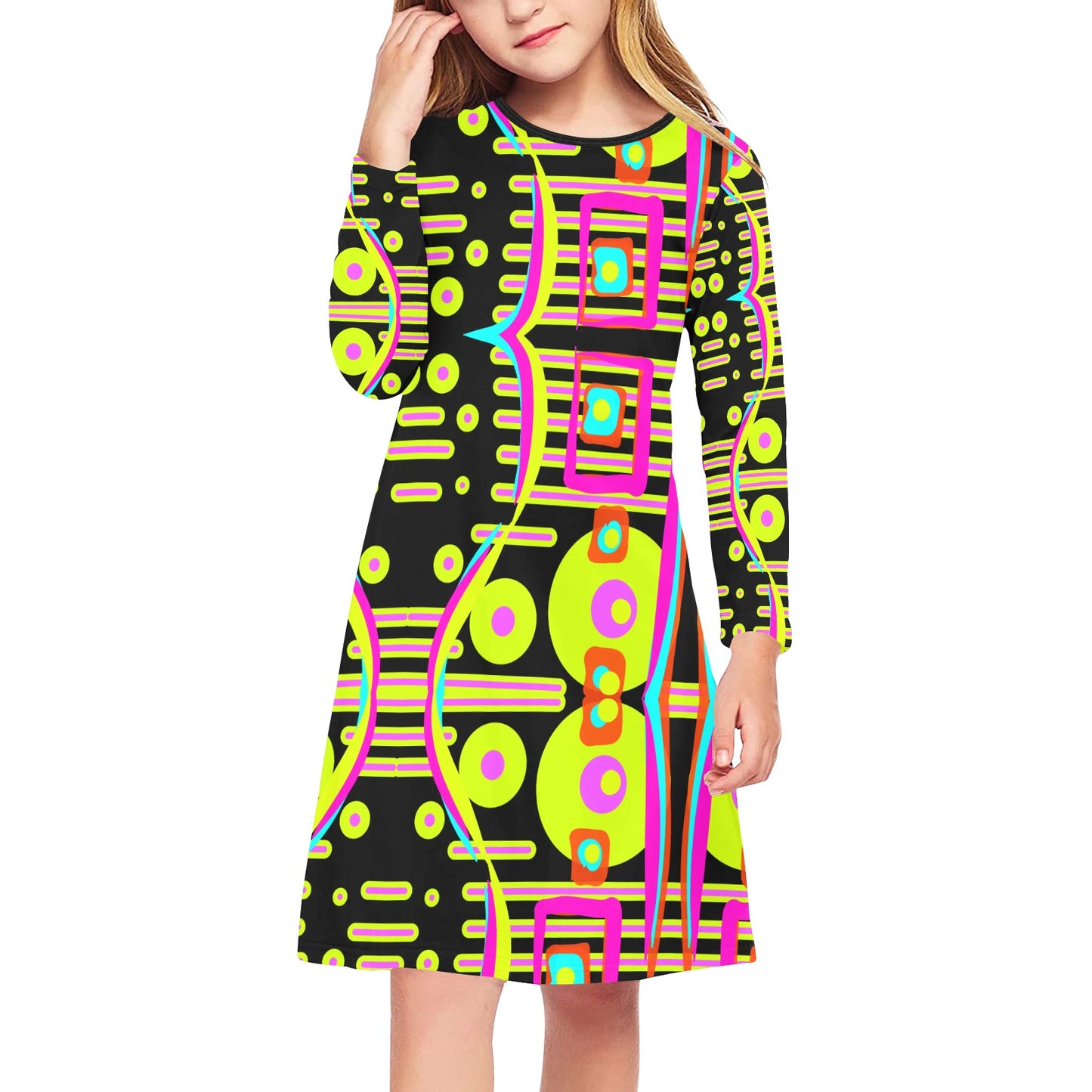 Girls' Long Sleeve Dress