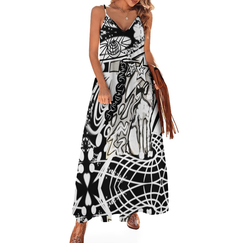 Sling Ankle Long Dress