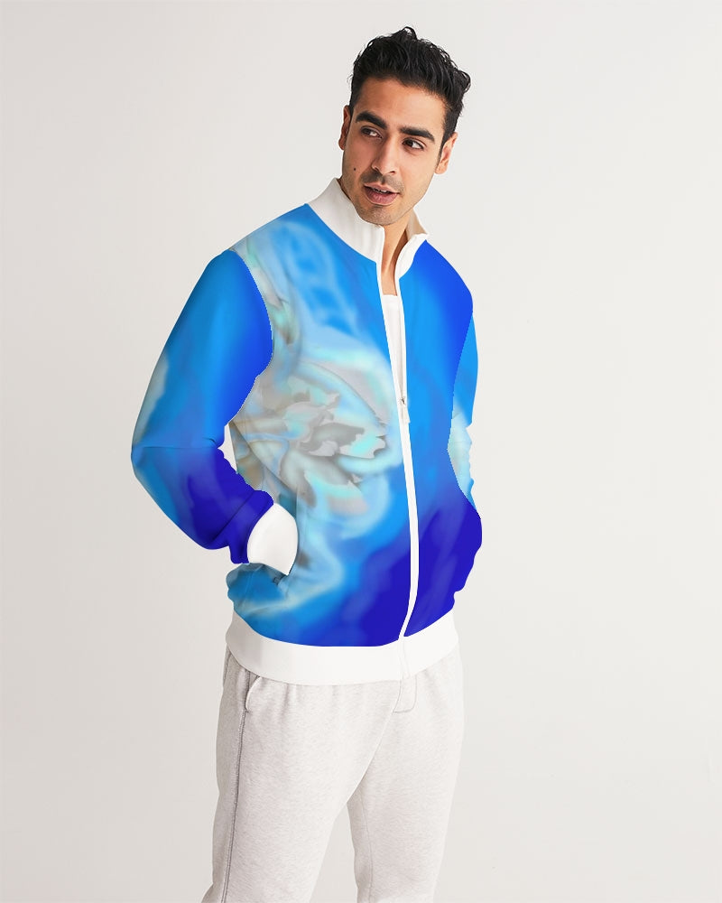 Blue Men's Track Jacket