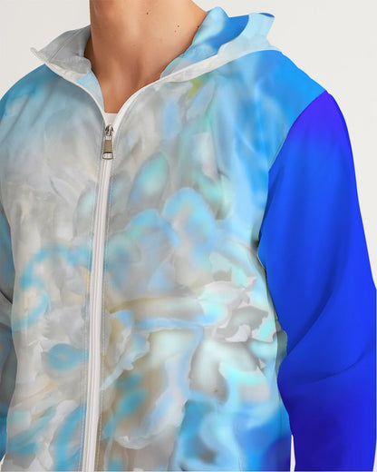 Blue Men's Windbreaker