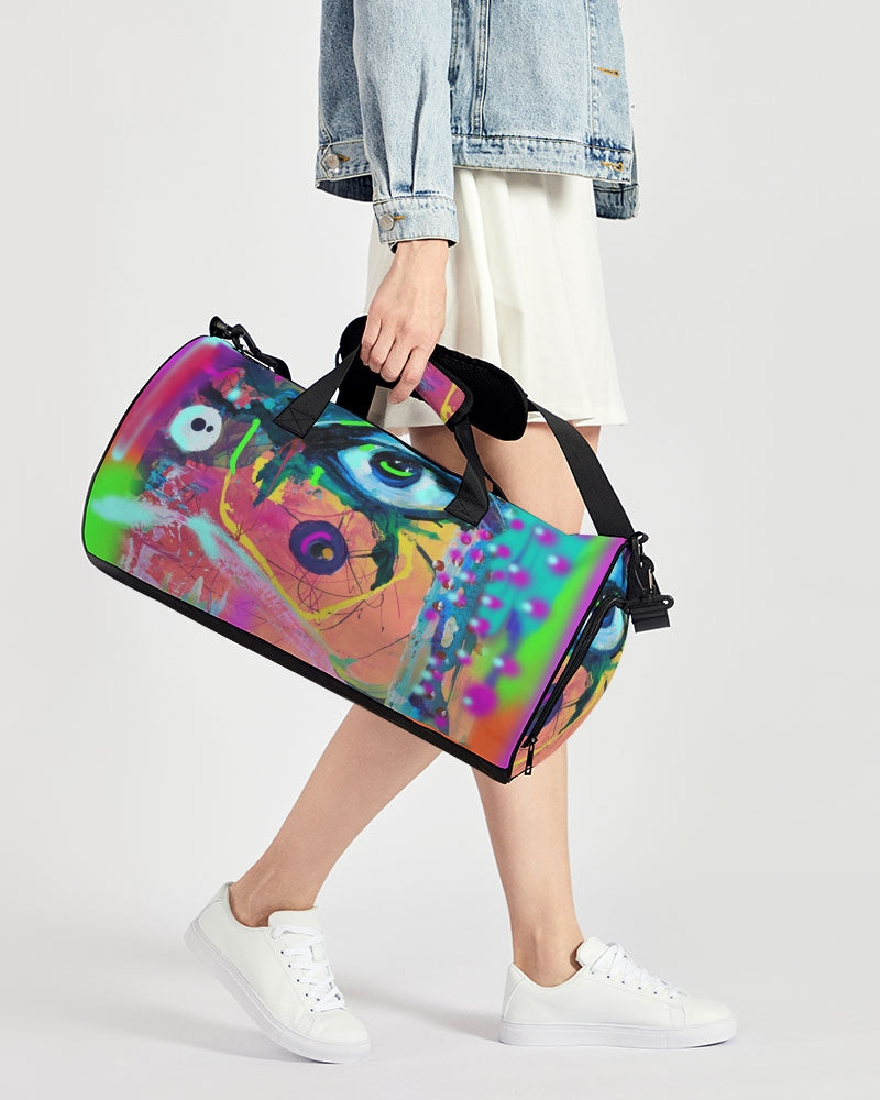 Eye Abstraction Sports Duffle Bag