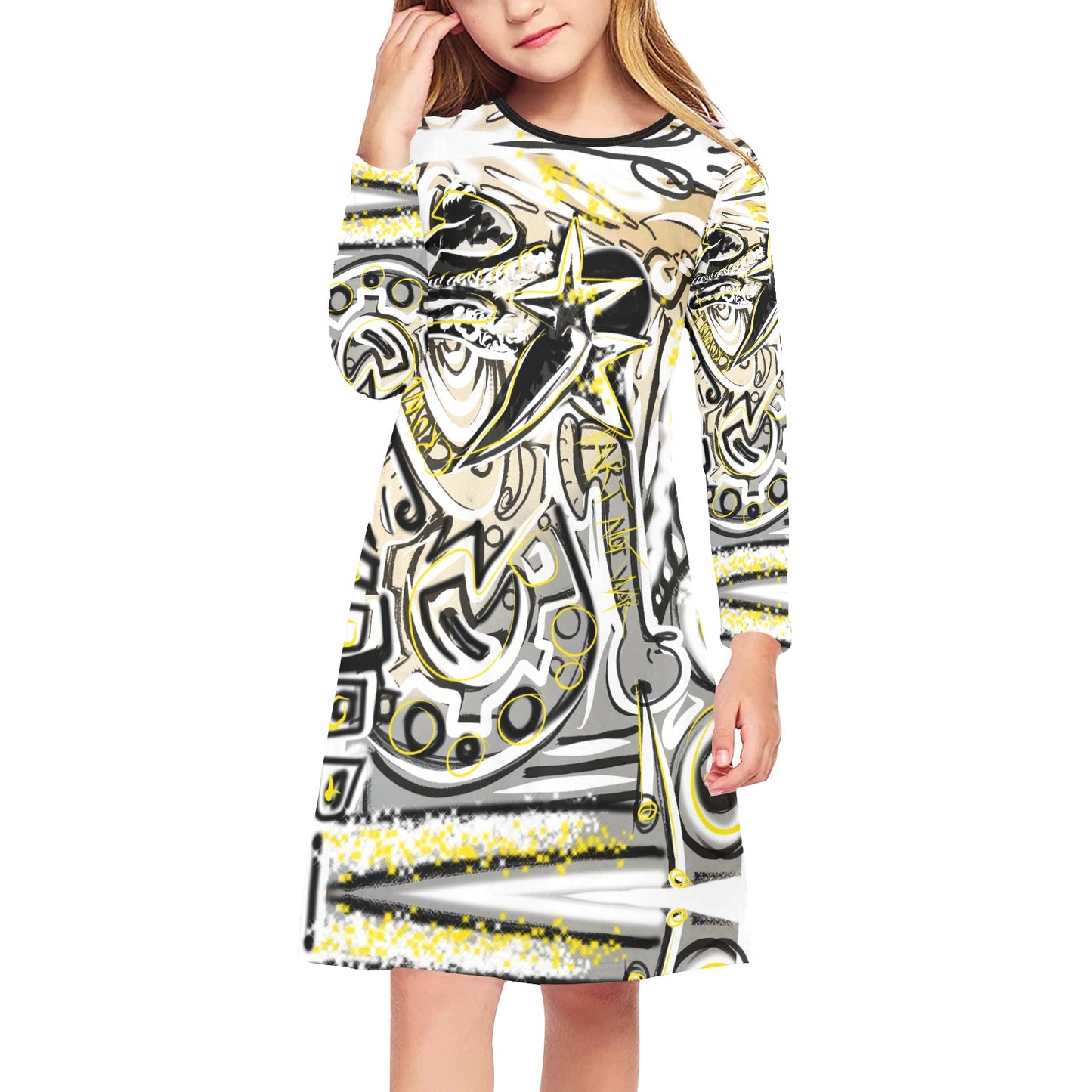 Girls' Long Sleeve Dress