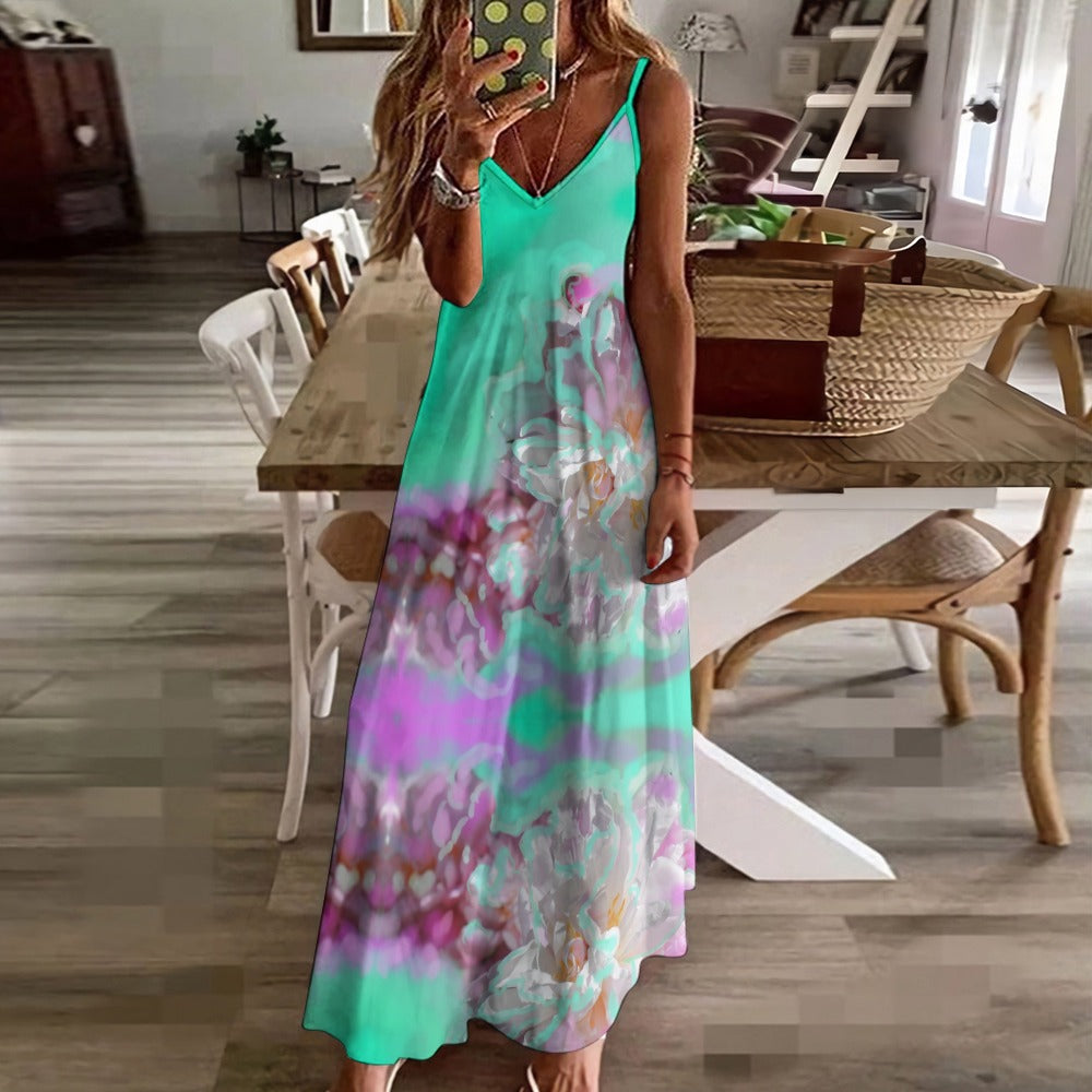 Sling Ankle Long Dress