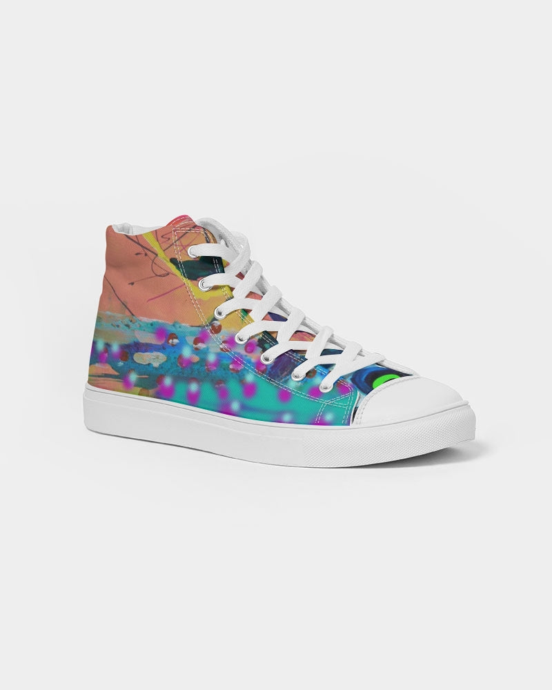 Eye Abstraction Women's Hightop Canvas Shoe