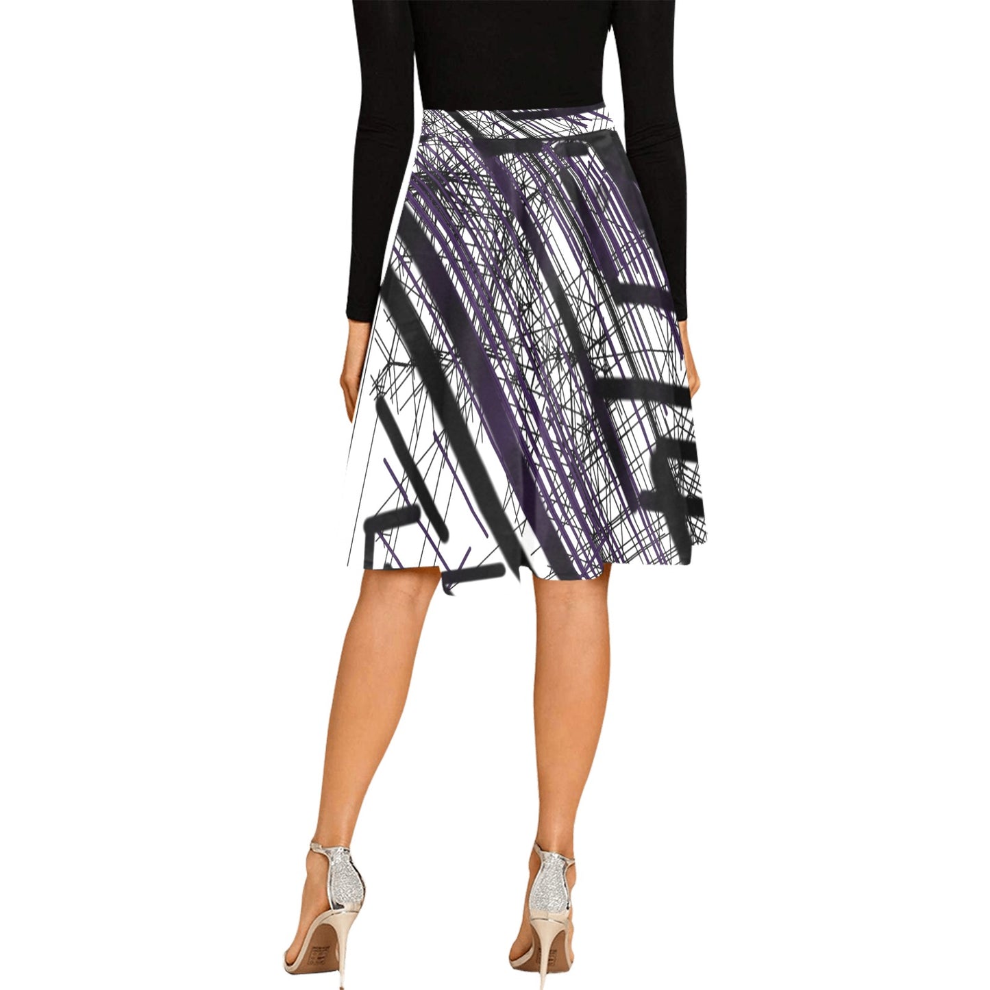 Women's Pleated Midi Skirt