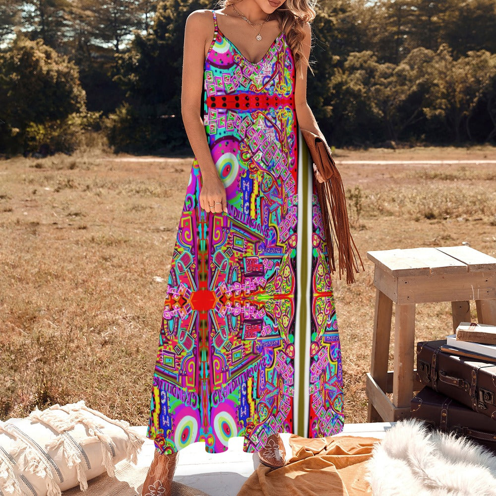 Sling Ankle Long Dress