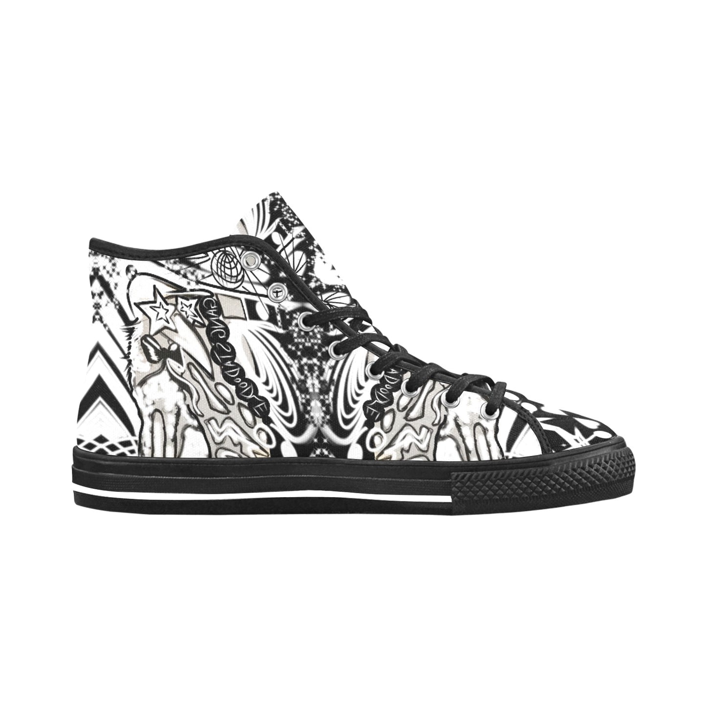 High Top Canvas Men's Shoes