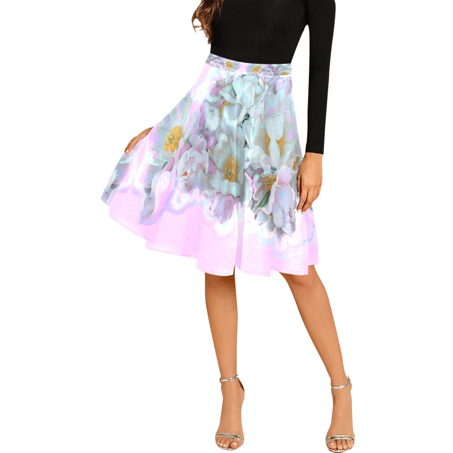 Women's Pleated Midi Skirt