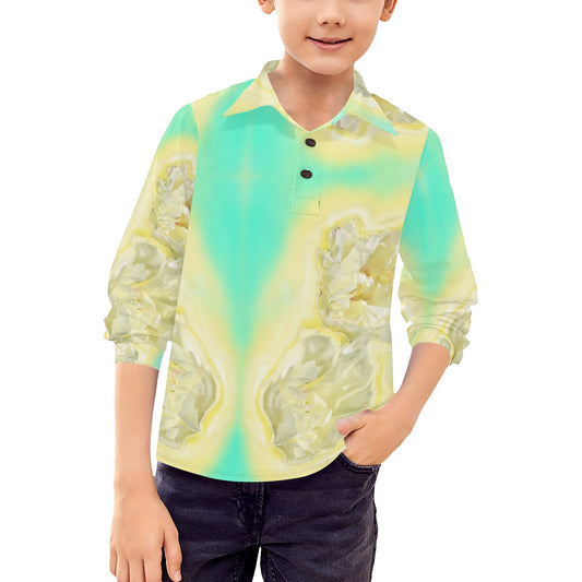 Big Boys' Long Sleeve Polo